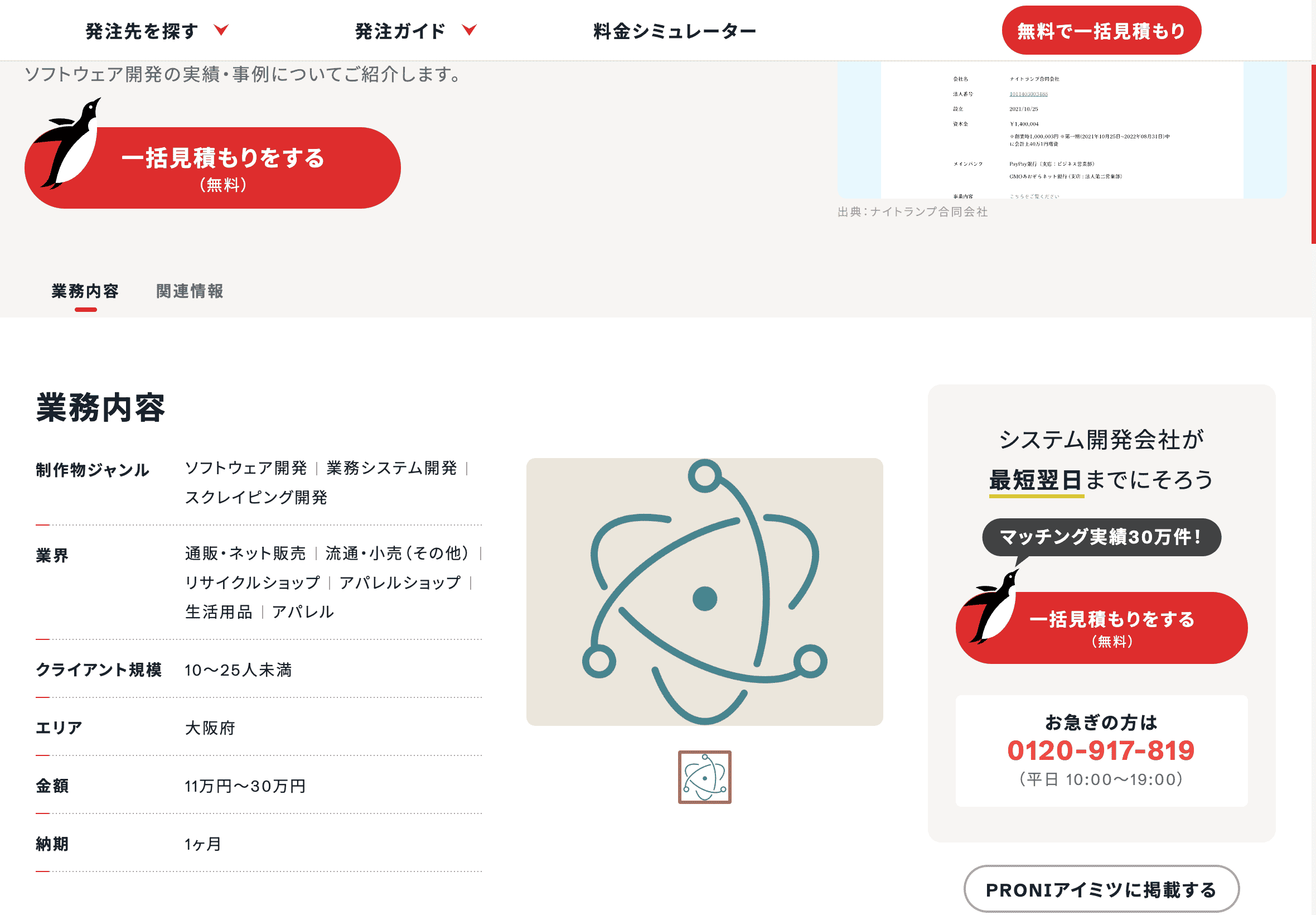 大阪府大阪市のお客様(法人)